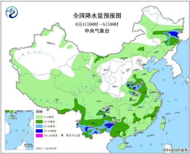 未来三天最新降水图，气象预测与影响分析